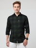 Tomtom Green Cotton Blend Checks Shirt For Men