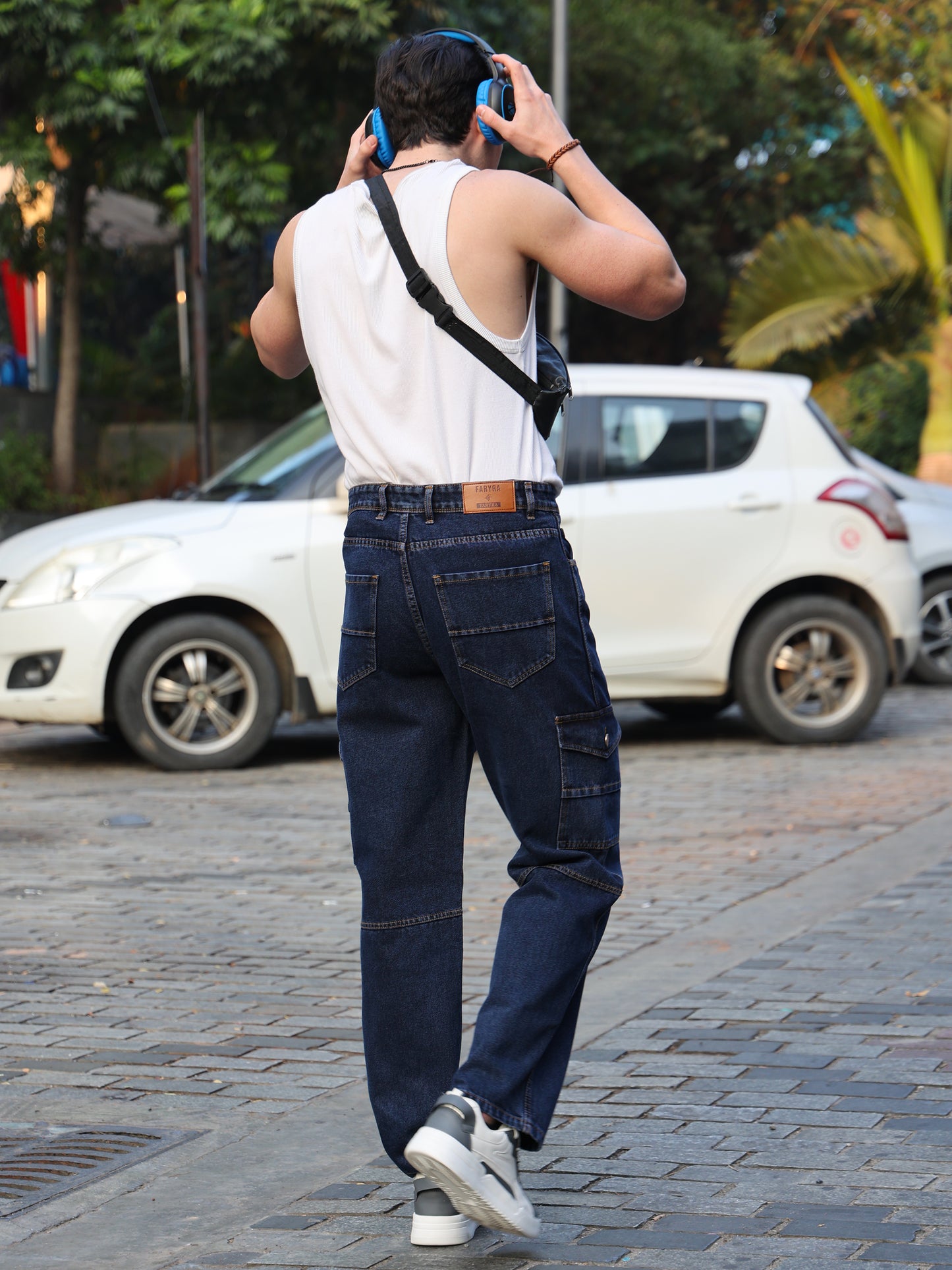 Urban Drift Baggy Cargo – Dark Blue