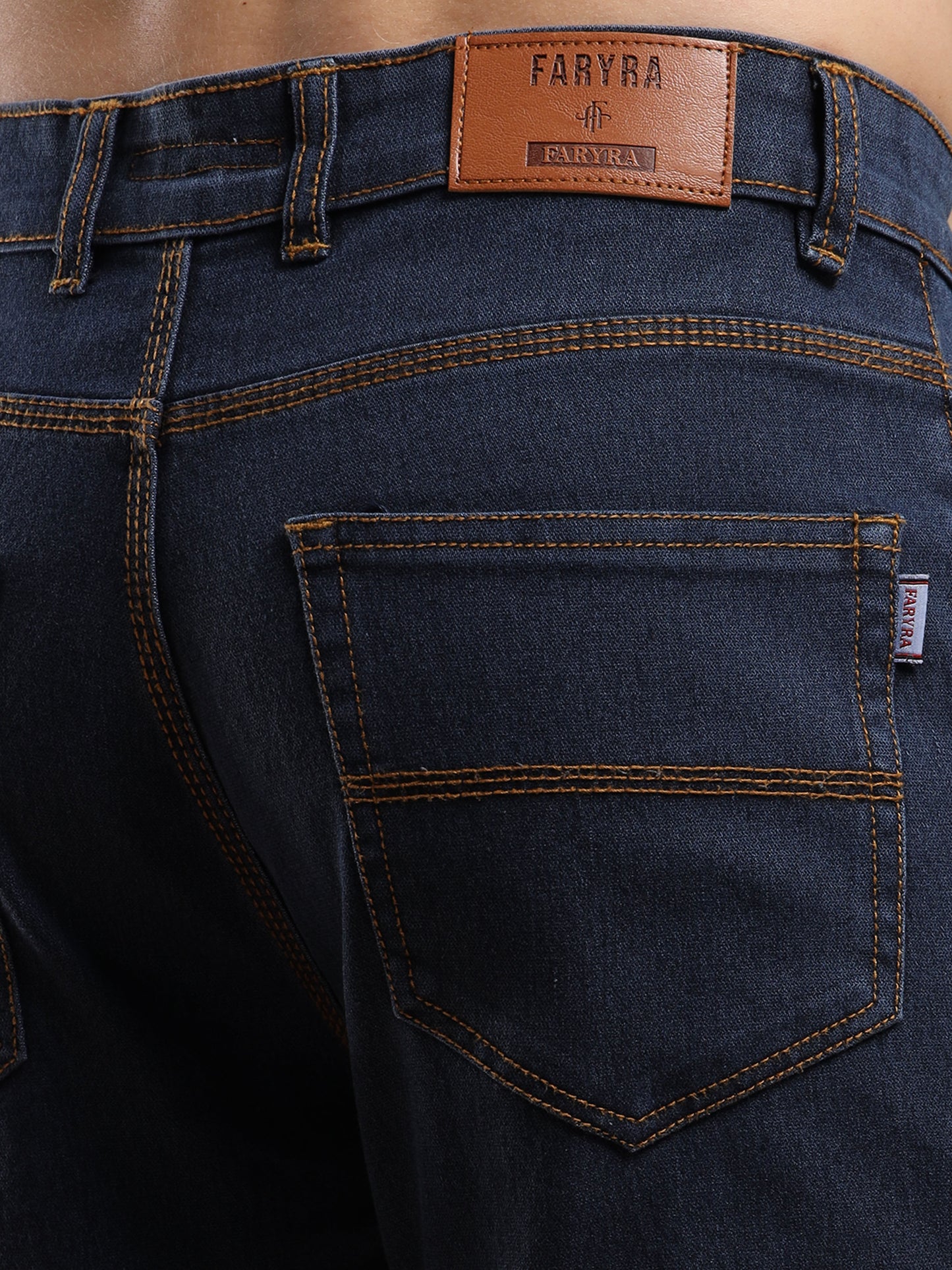 Slim Fit Mens Dark Blue Jeans