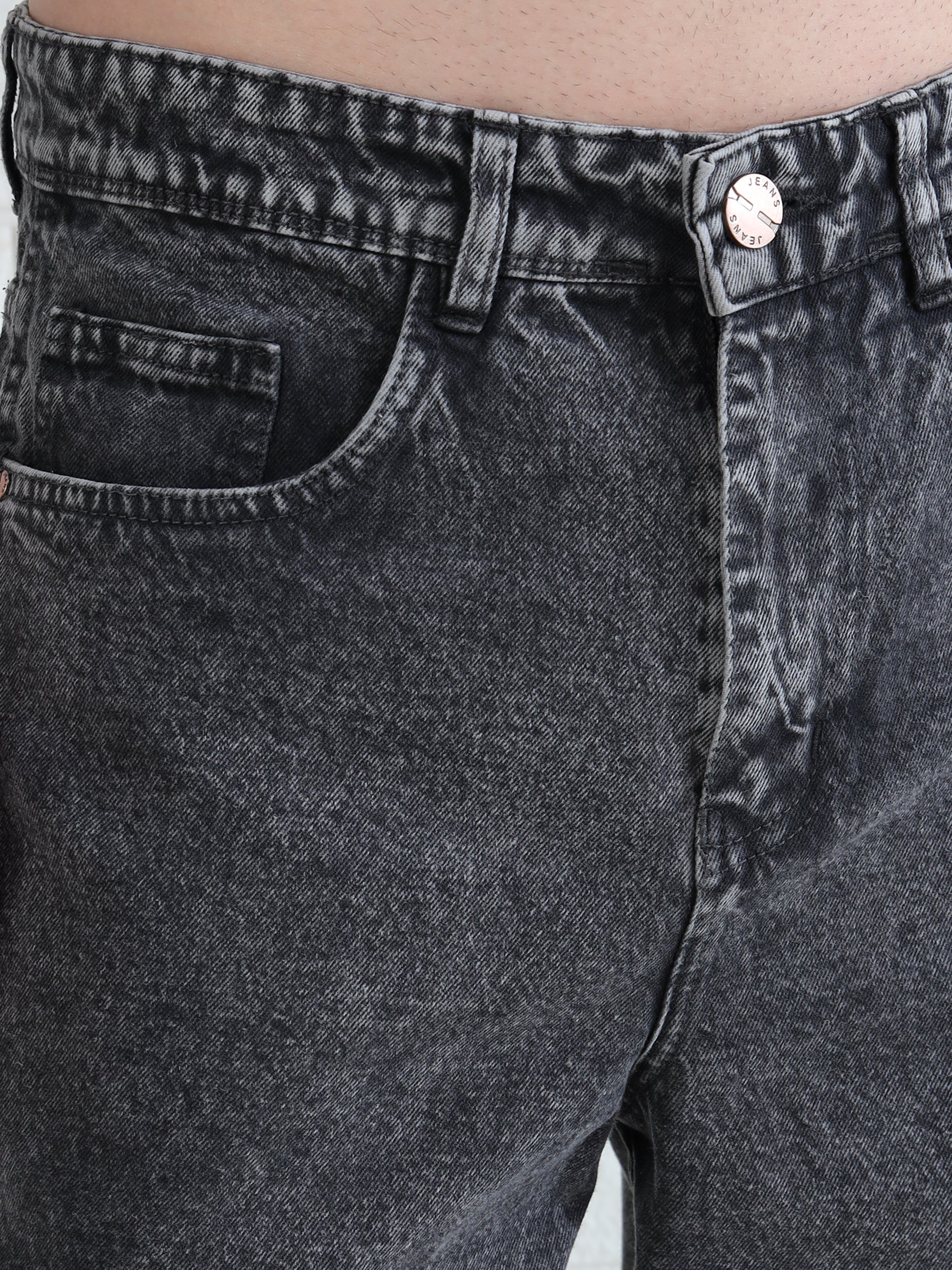 Urban Drift Dark Grey Cargo Pants Baggy for Men