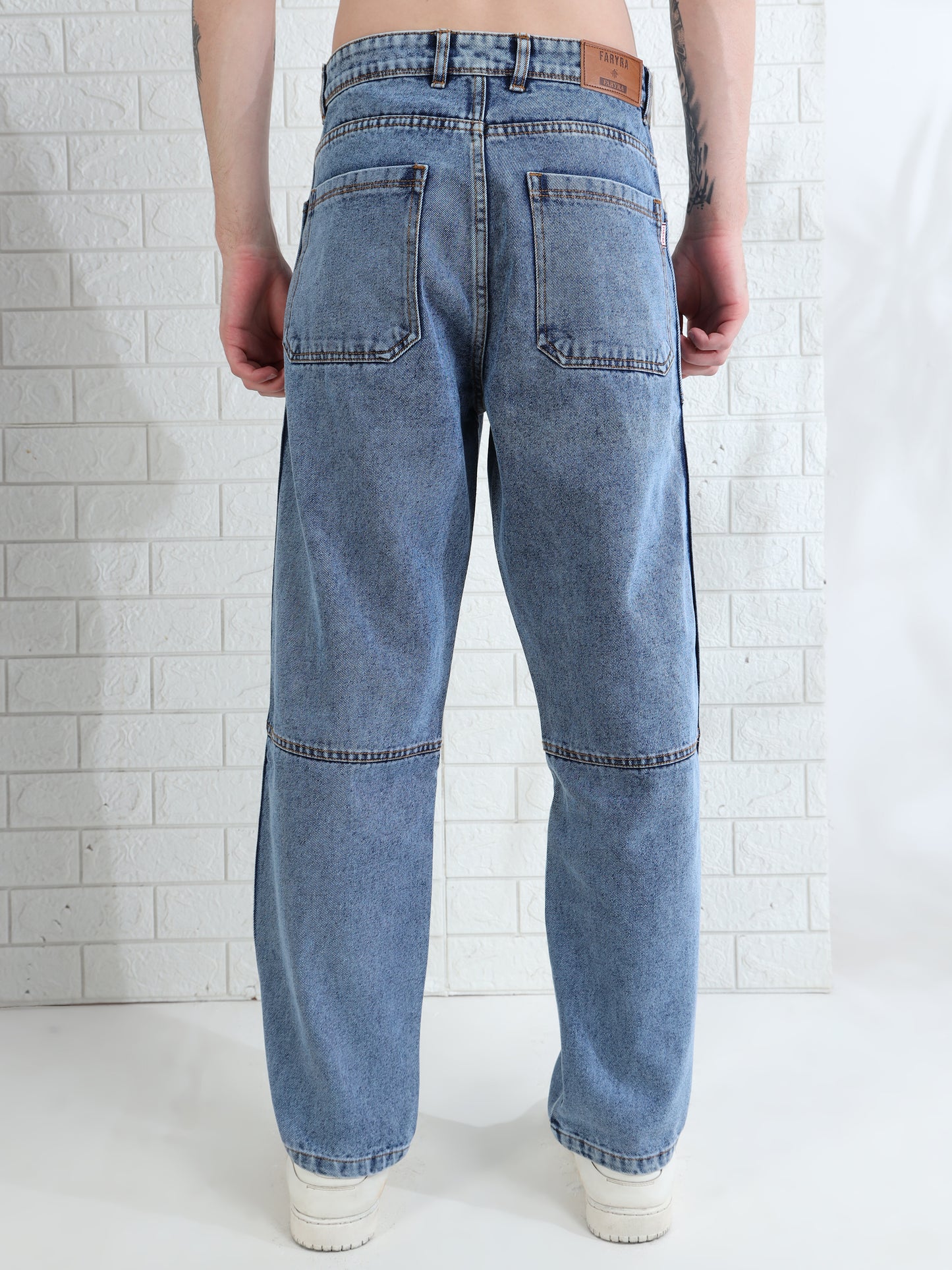 Driftstone Light Blue Denim Pant for Men