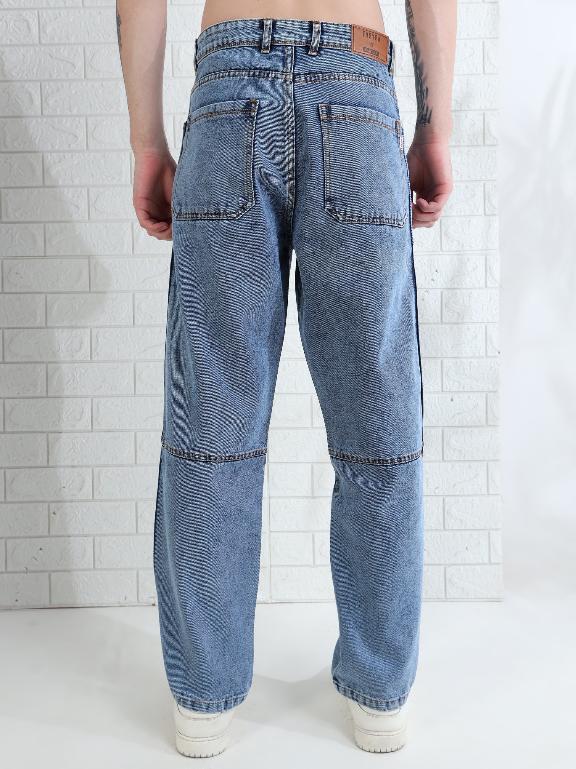 Driftstone Light Blue Denim Pant for Men