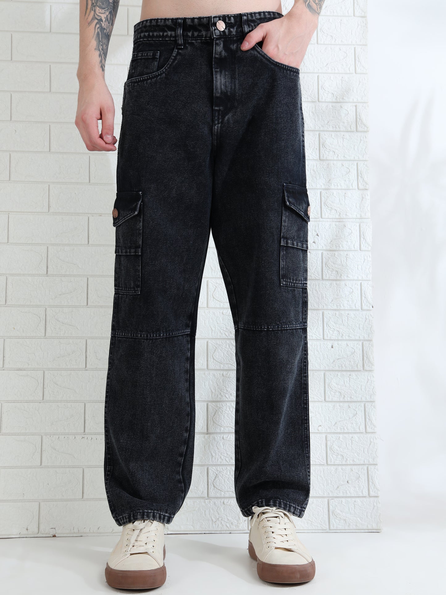 Urban Drift Baggy Cargo – Black