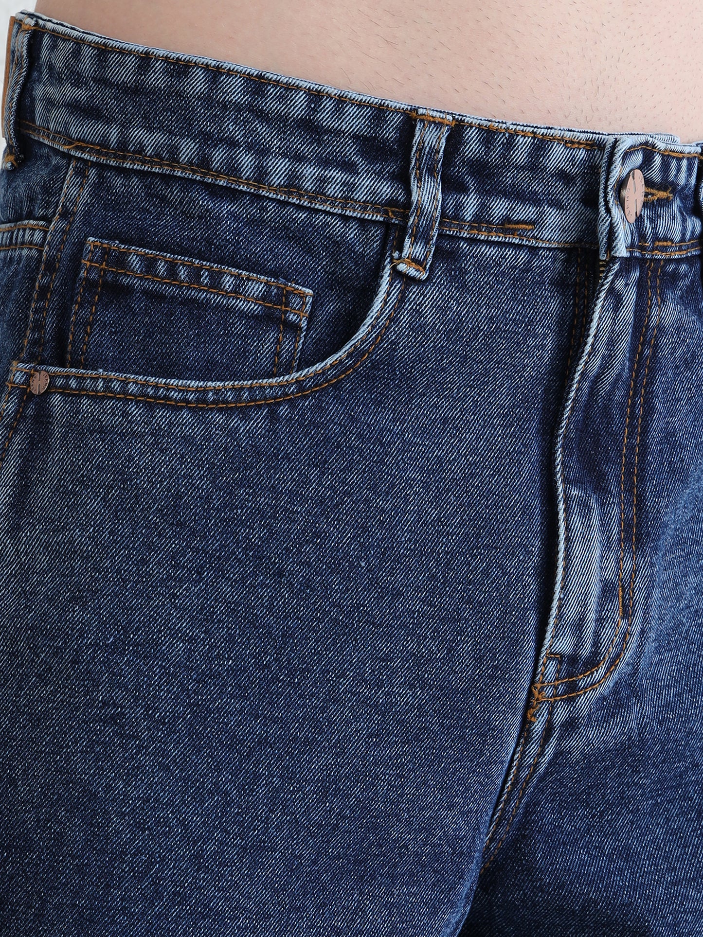 Breeze Walk Denim mid blue jeans for men