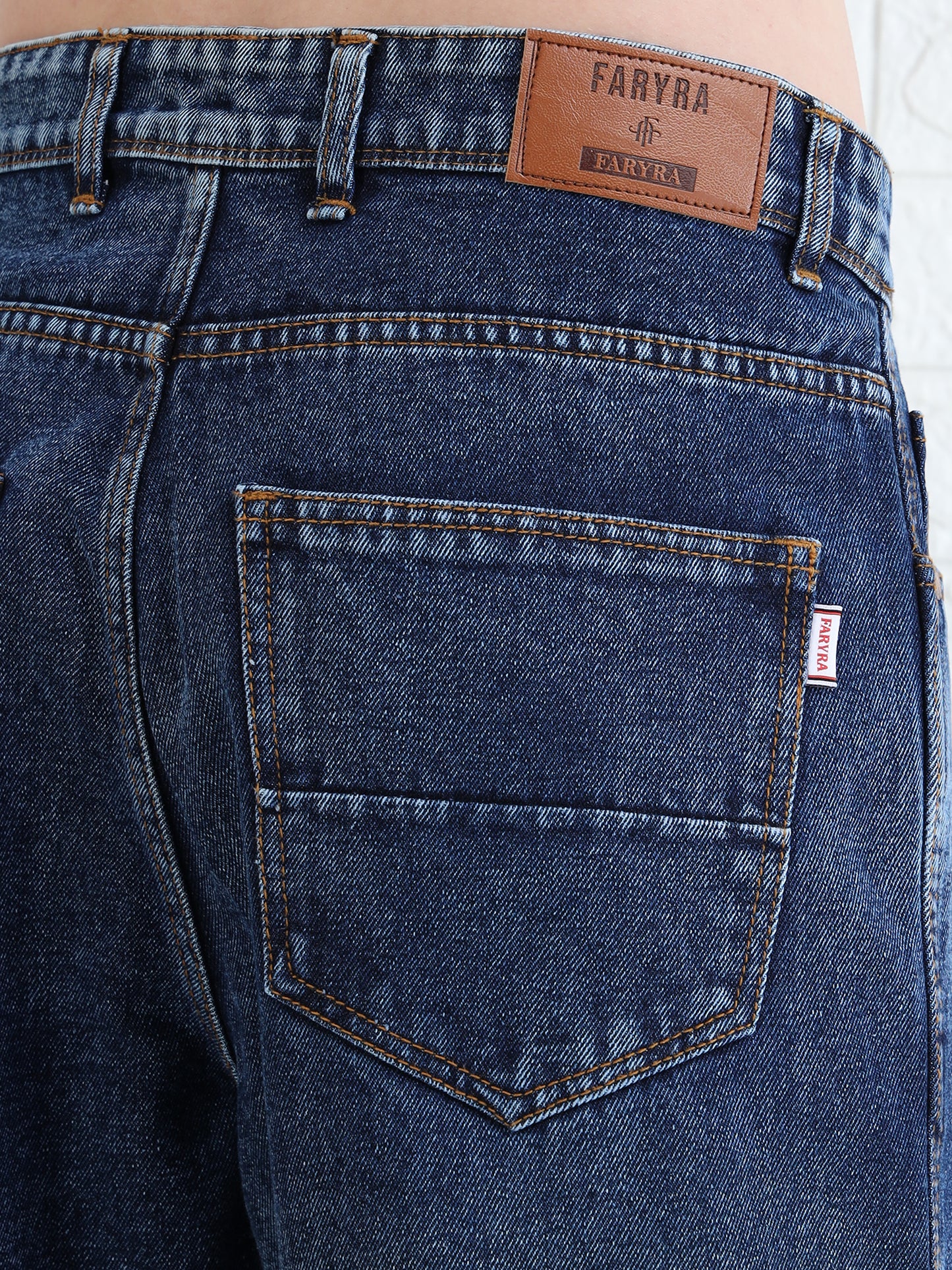 Breeze Walk Denim mid blue jeans for men