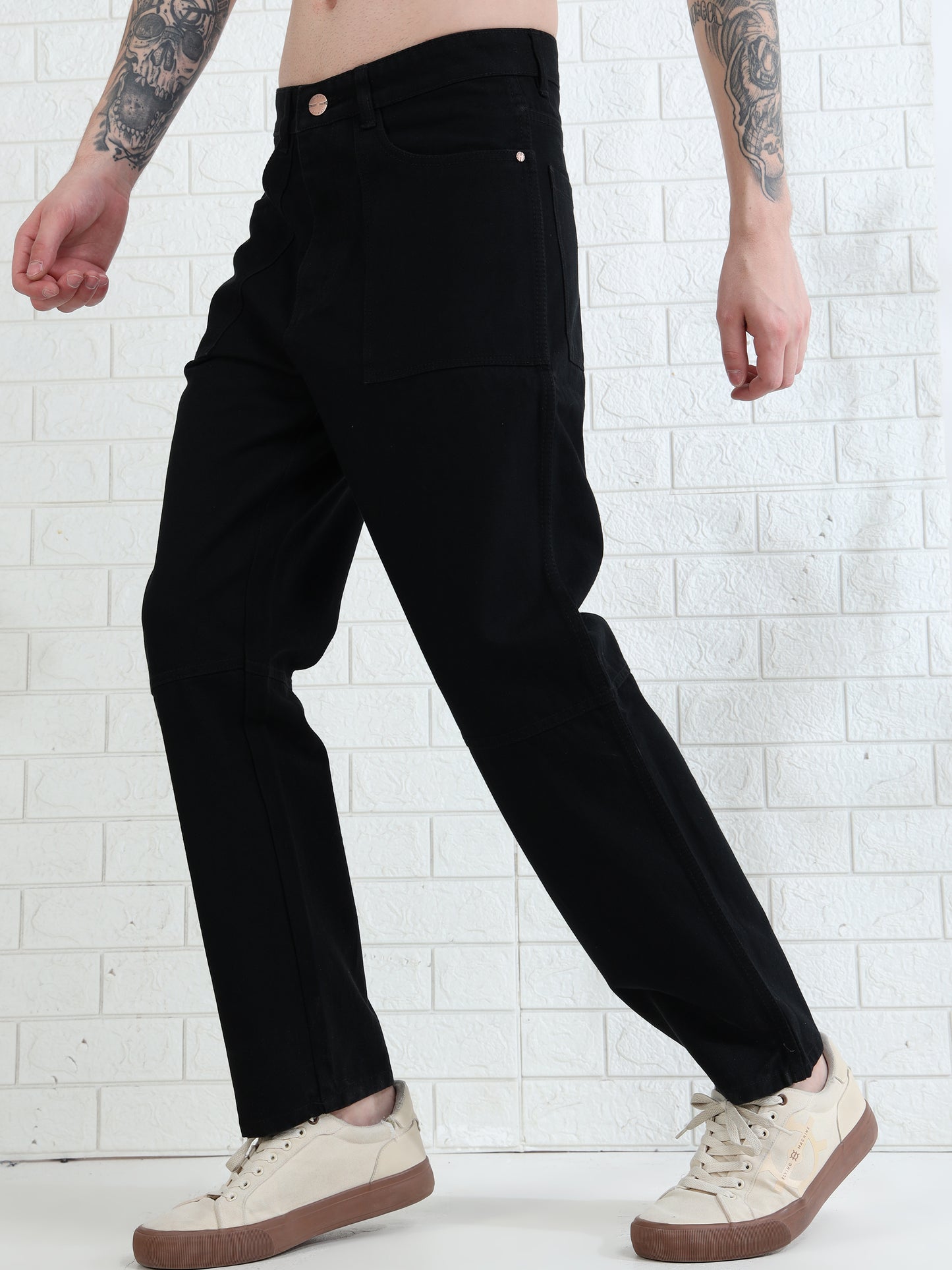 DenimDrift-Jet Black