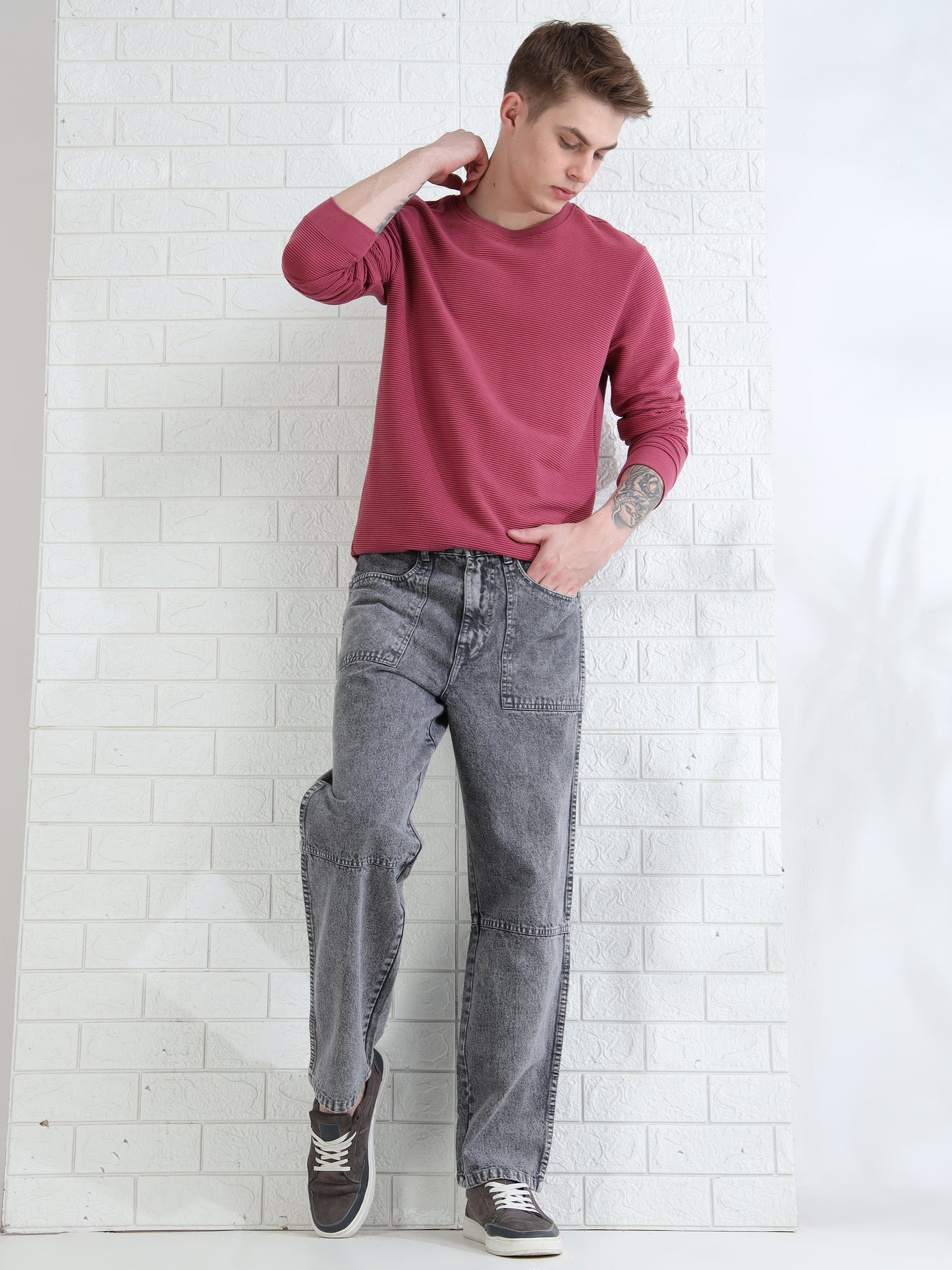 Driftstone Denim dark grey jeans for Men