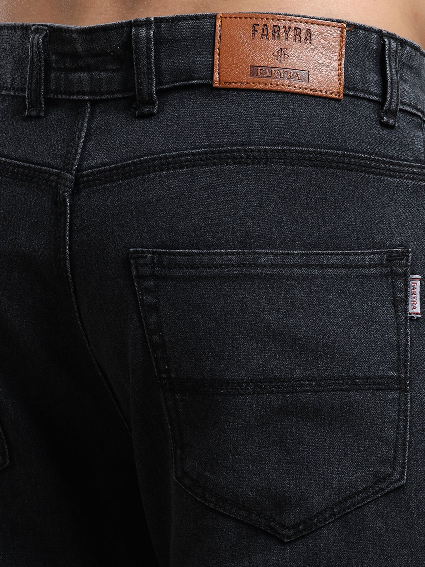 Classic Mens Black Slim Fit Jeans