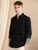 Casual Checked Green Shirt For Men