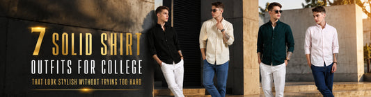 7 Solid Shirt Outfits for College That Look Stylish Without Trying Too Hard