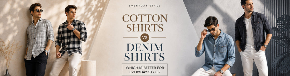 Cotton Shirts vs Denim Shirts: Which One Should You Choose?