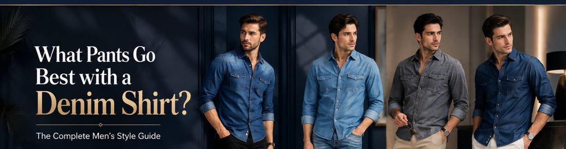 What Pants Go Best with a Denim Shirt? The Complete Men's Style Guide