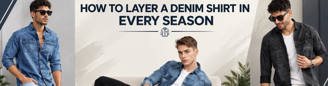 How to Layer a Denim Shirt in Every Season