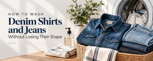 How to Wash Denim Shirts and Jeans Without Losing Their Shape
