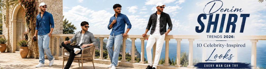 Denim Shirt Trends 2026: 10 Celebrity-Inspired Looks Every Man Can Try
