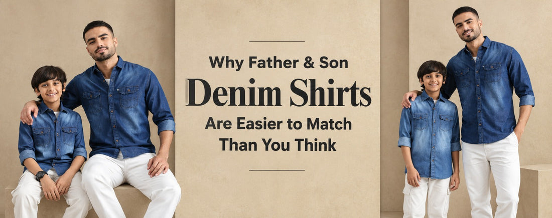 Why Father & Son Denim Shirts Are Easier to Match Than You Think