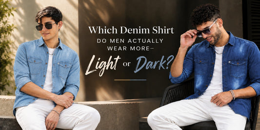Light, Mid or Dark Denim Shirts for Men: What Actually Changes the Look?