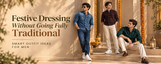 Festive Dressing Without Going Fully Traditional: Smart Outfit Ideas for Men
