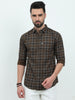 Men's Full Sleeve Tartan Green Check shirt Regular Fit