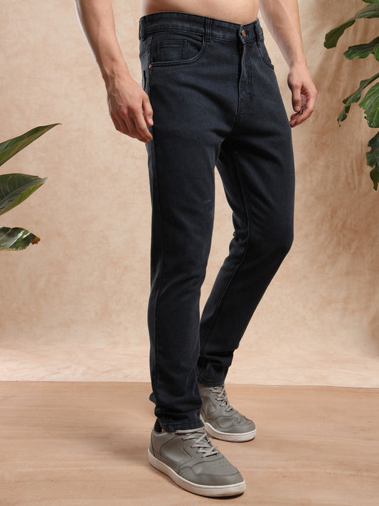 Classic Mens Black Slim Fit Jeans