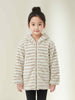 Kids Brown Faux Fur Winter Jacket With Hood