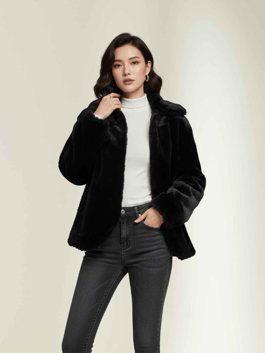 Women’s Real Rabbit Fur Ultra Soft Winter Jacket