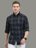 Tiger Grey Cotton Blend Shirt For Men