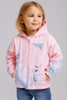 Girls Pink Elsa Cartoon Hooded Jacket with Zip-Up Face Cover for kids“ Soft Winter Wear for Kids