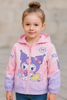 Girls Pink Kuromi Cartoon Hooded Jacket with Zip-Up Face Cover for kids“ Soft Winter Wear for Kids