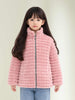 Girl's Pink Faux Fur Winter Jacket for kids“ Soft  Zip-Up Warm Coat