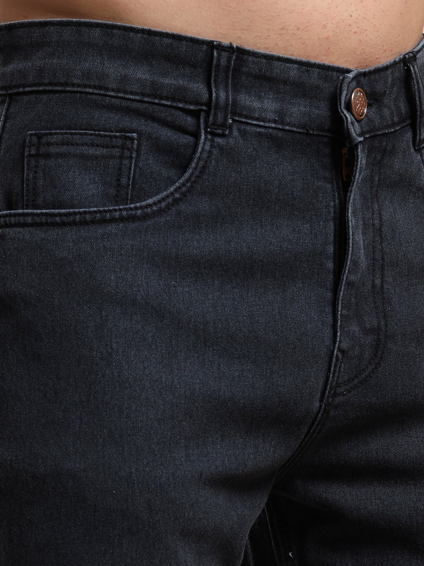Classic Mens Black Slim Fit Jeans